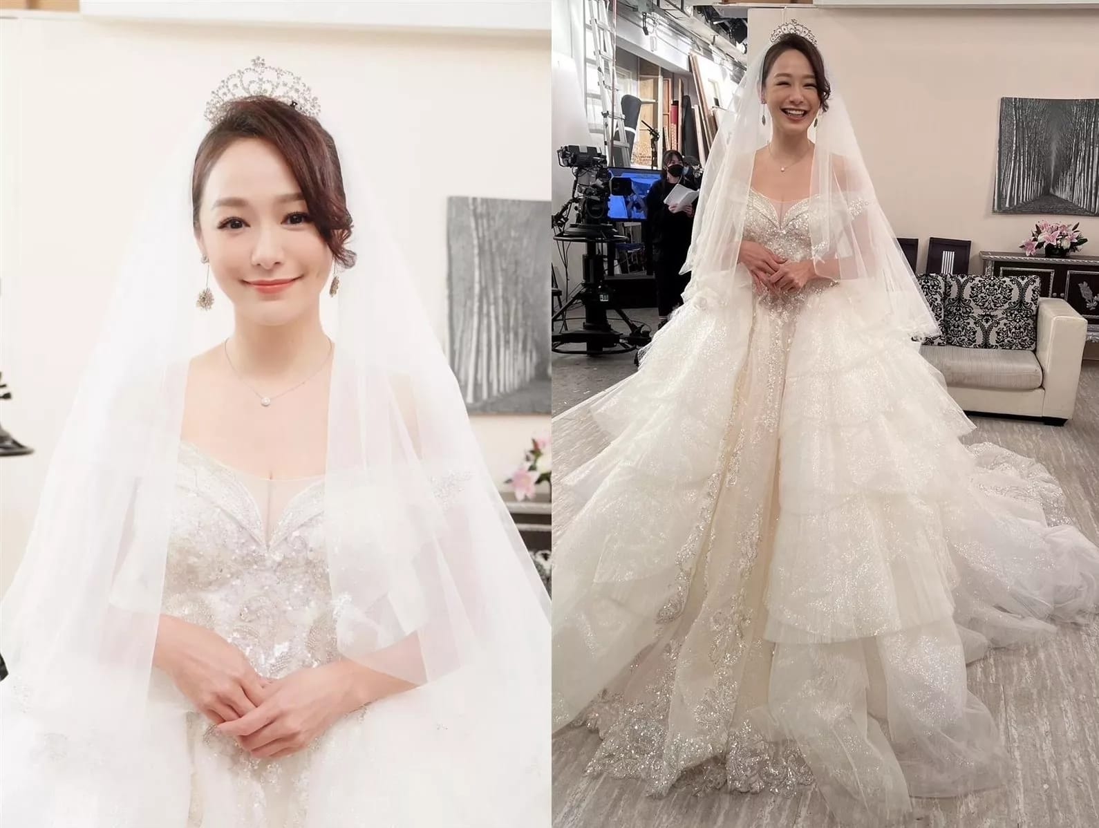 【J2婚紗攝影推薦】8點檔女星茵芙深V婚紗結婚了「爆乳視覺效果」超驚人｜台北婚紗租借｜新北禮服單租｜新北婚紗租借｜桃園婚紗出租｜桃園婚紗租借｜